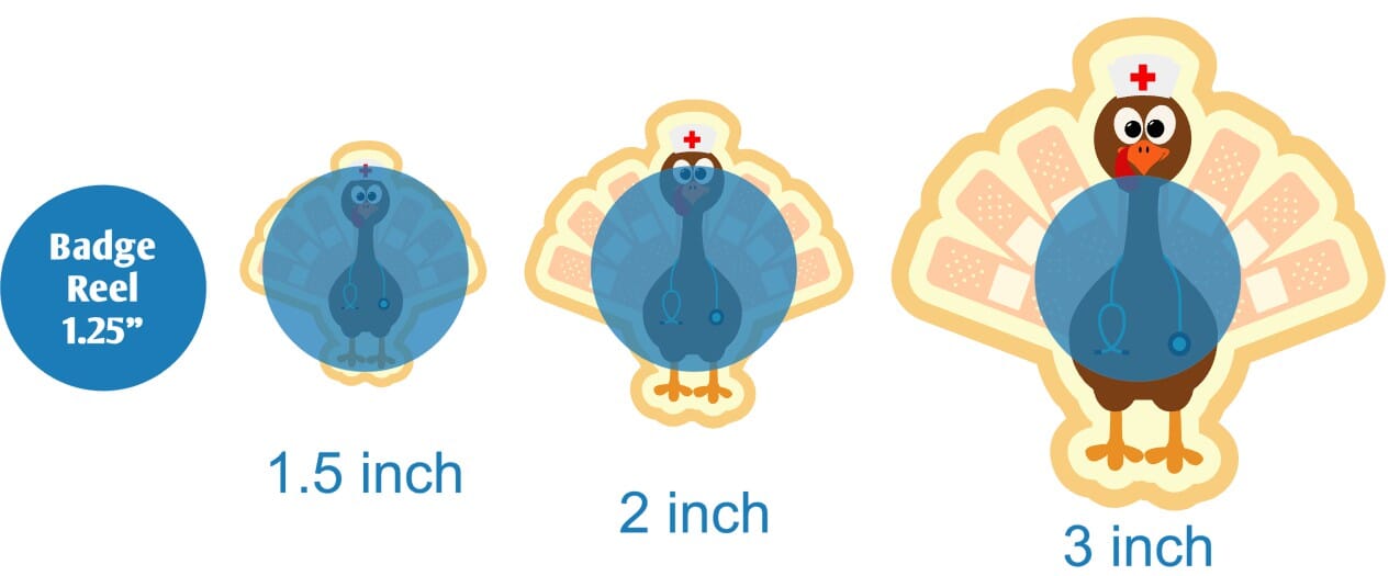 Turkey Nurse Girl 2 - DECAL AND ACRYLIC SHAPE #DA0248