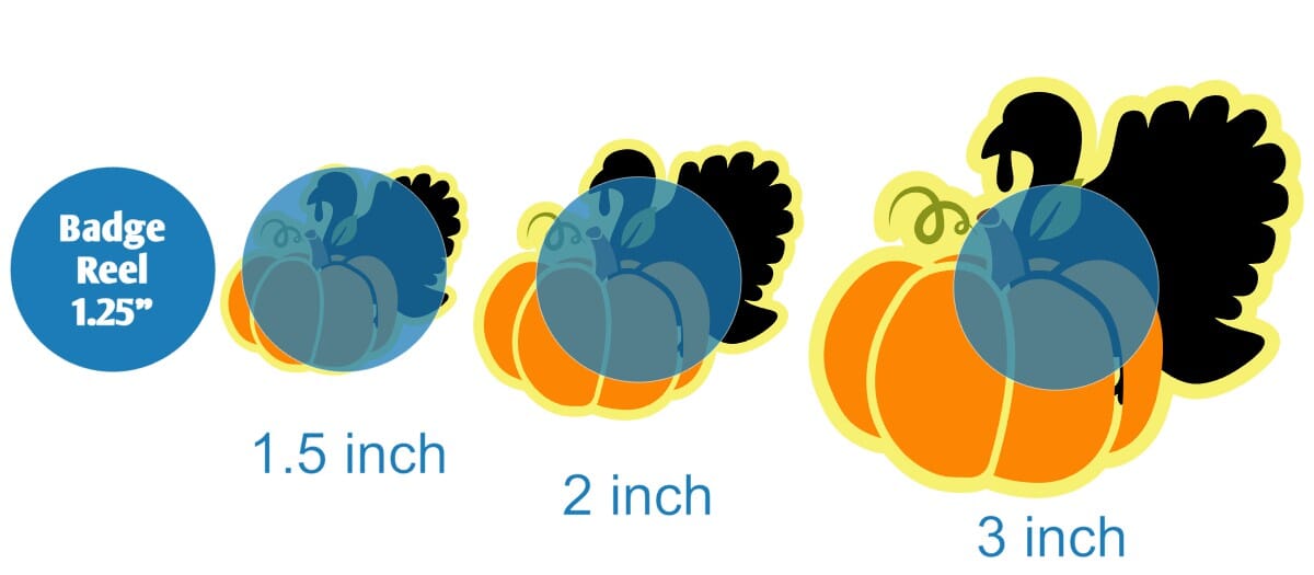 Turkey with Pumpkin - Acrylic Shape #1836