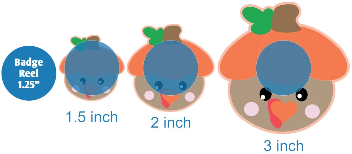 Turkey with Pumpkin Hat - Acrylic Shape #1062