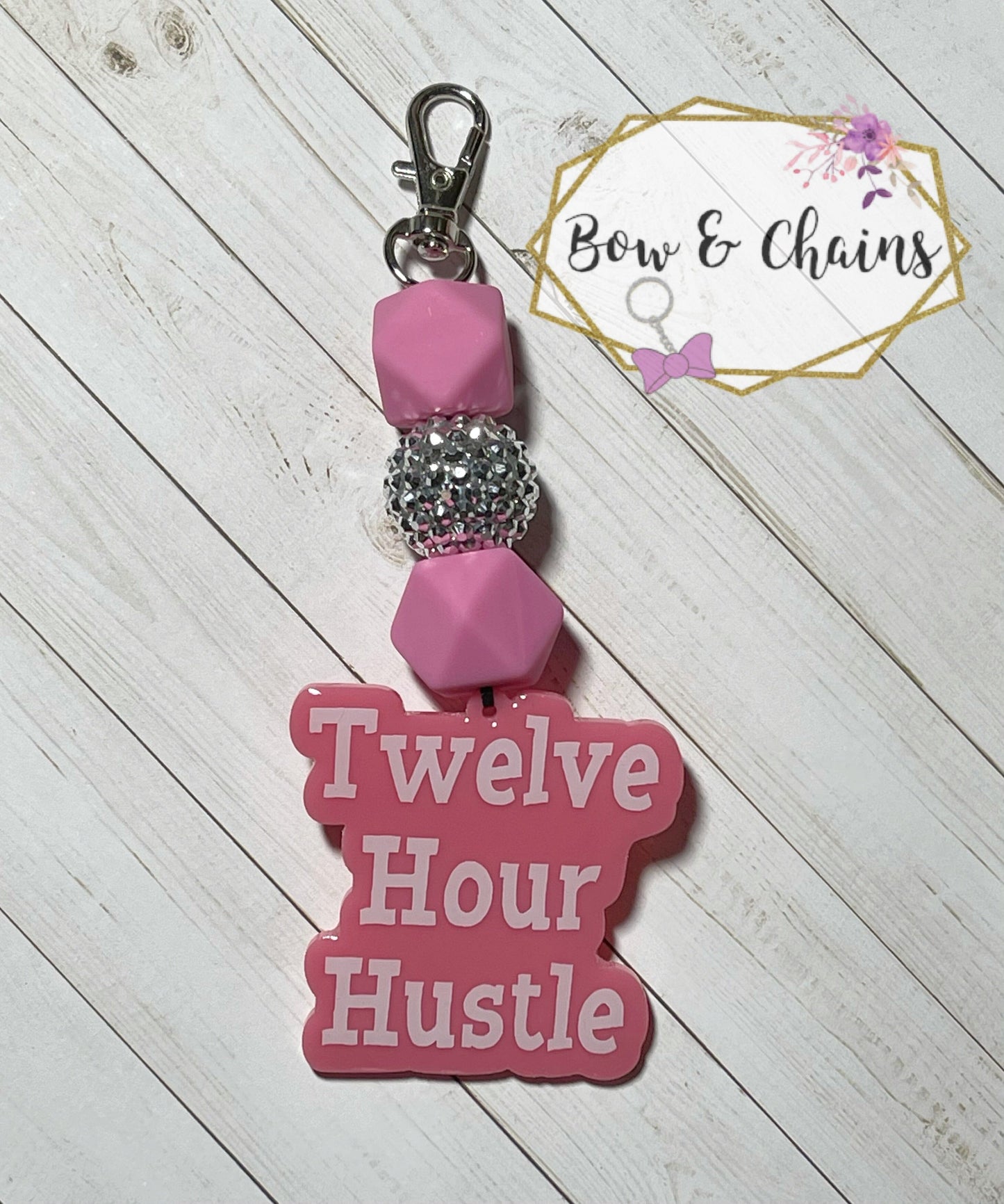 Twelve Hour Hustle - Acrylic Shape #1325