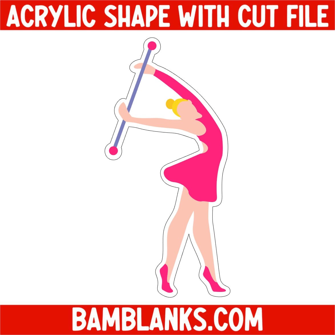Twirler - Acrylic Shape #027