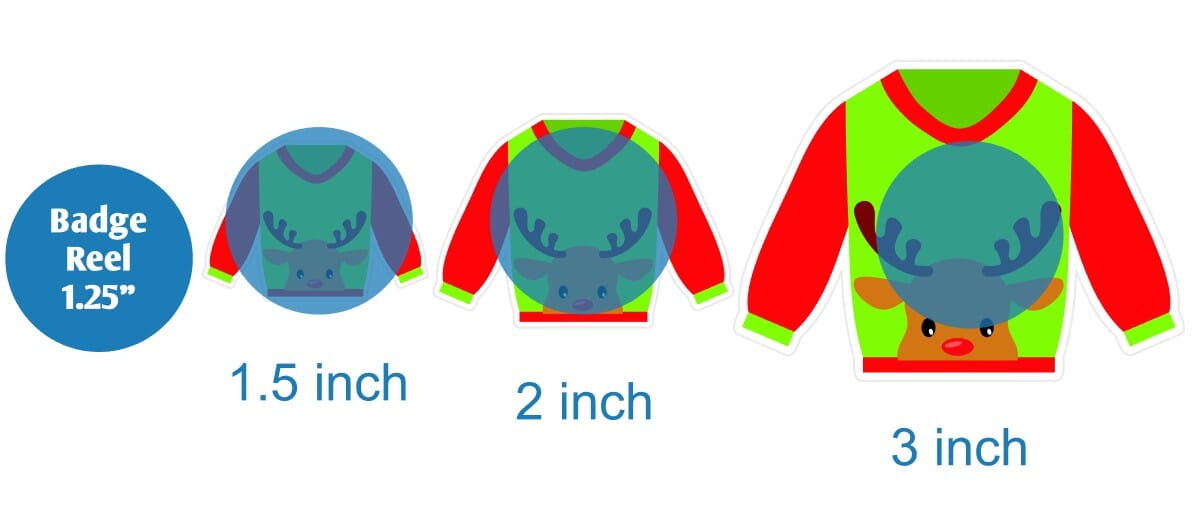 Ugly Christmas Sweater - Acrylic Shape #528