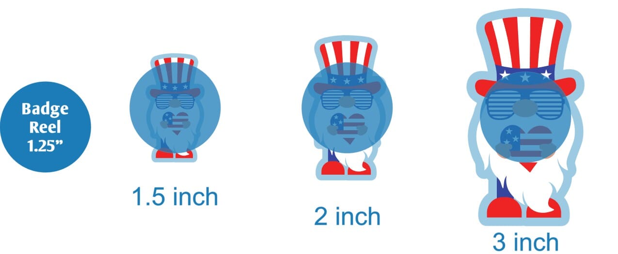 USA Gnome - Acrylic Shape #763