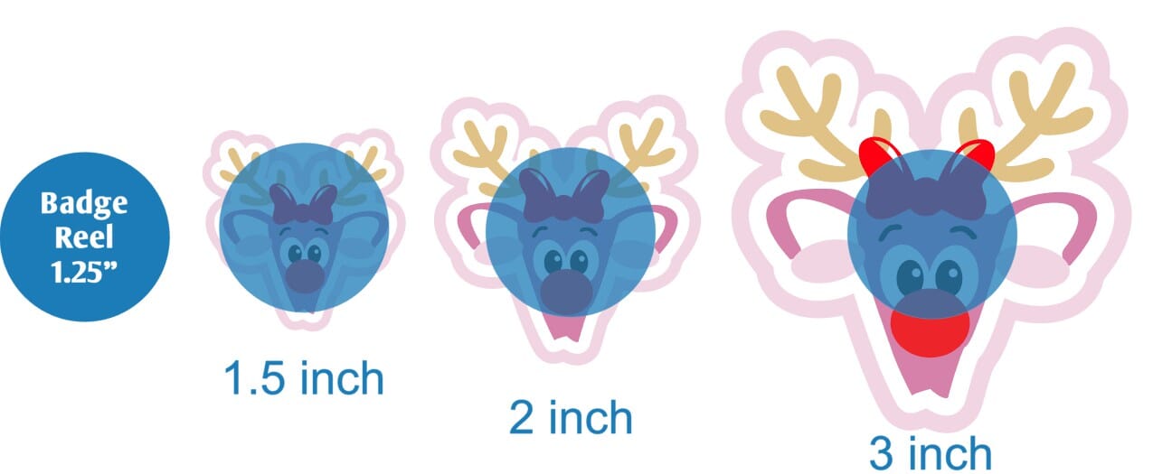 Uterus Reindeer - Acrylic Shape #2257