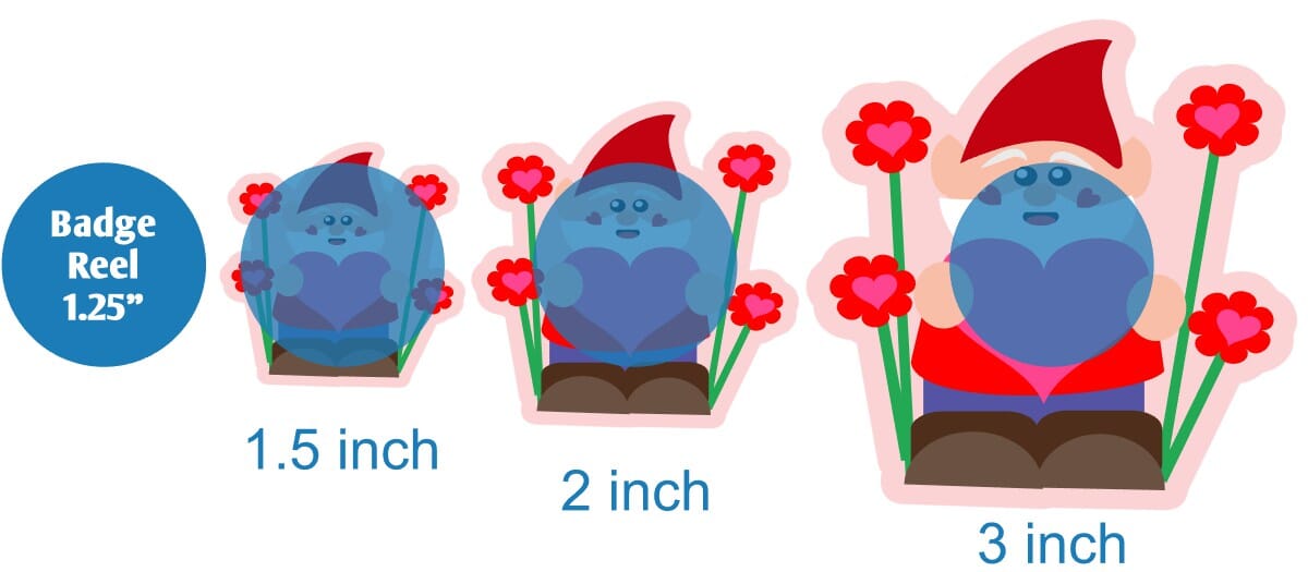 Valentine Garden Gnome - Acrylic Shape #1112