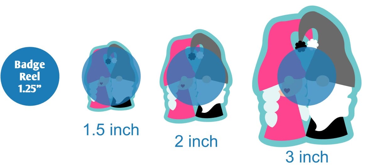 Valentine Gnome Couple - Acrylic Shape #1111