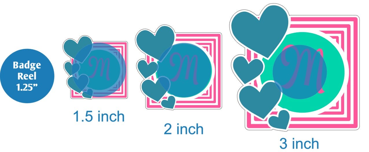 Valentines Monogram - Acrylic Shape #496