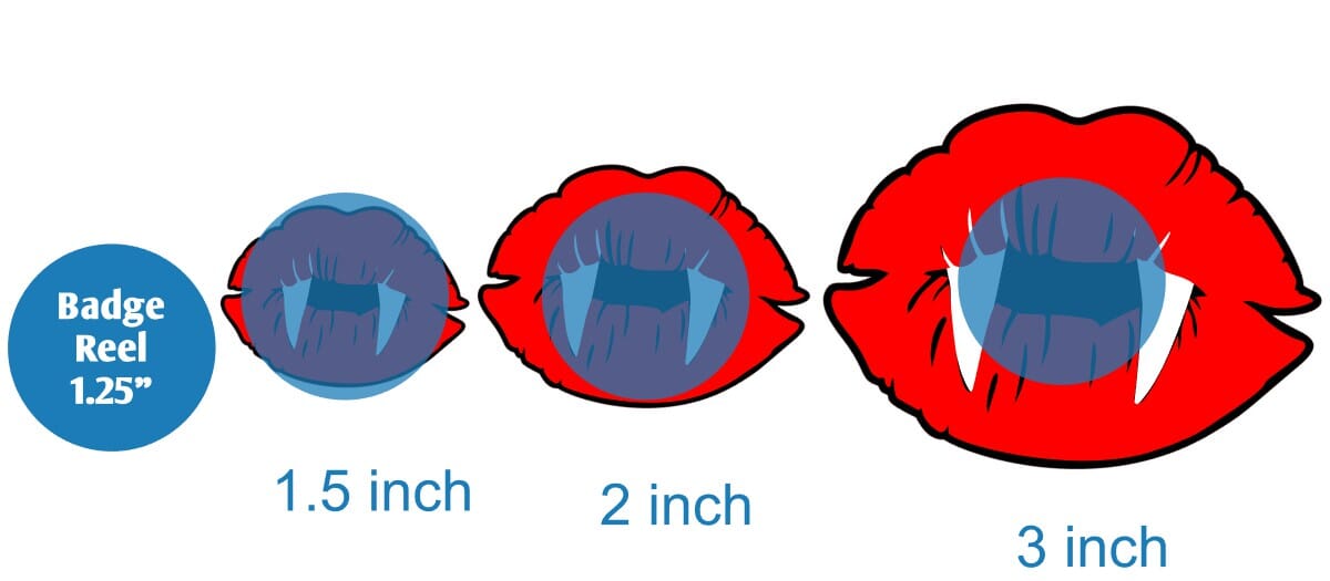 Vampire Lips - Acrylic Shape #830