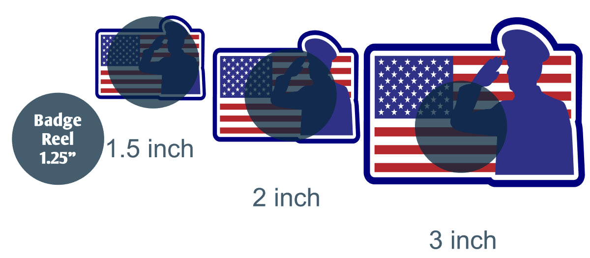 Veteran Flag - DECAL AND ACRYLIC SHAPE #DA0850
