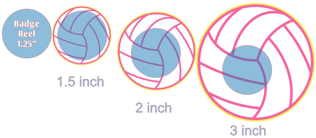Volleyball - Acrylic Shape #919