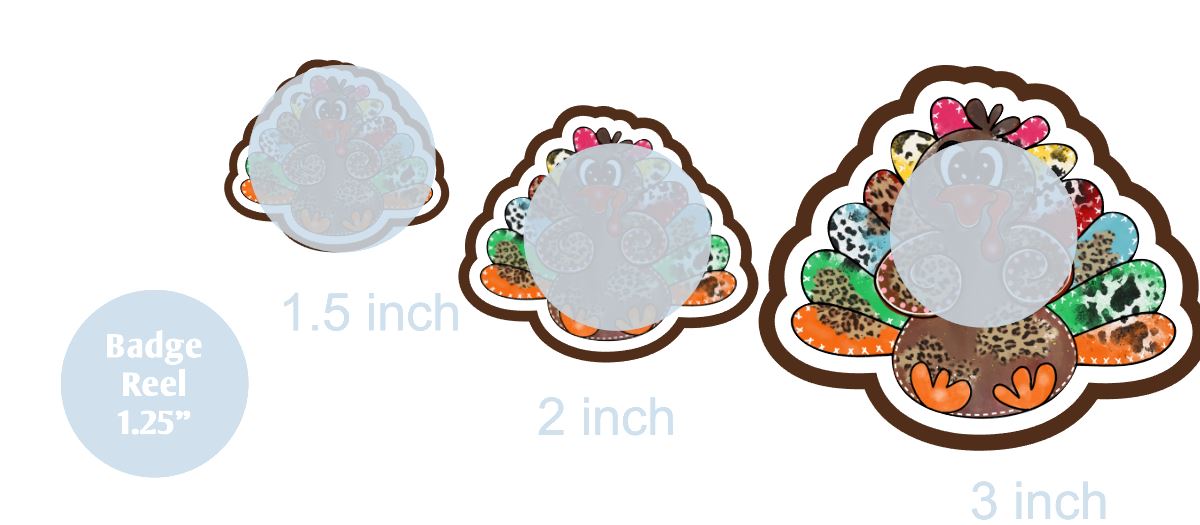 Western Turkey - DECAL AND ACRYLIC SHAPE #DA