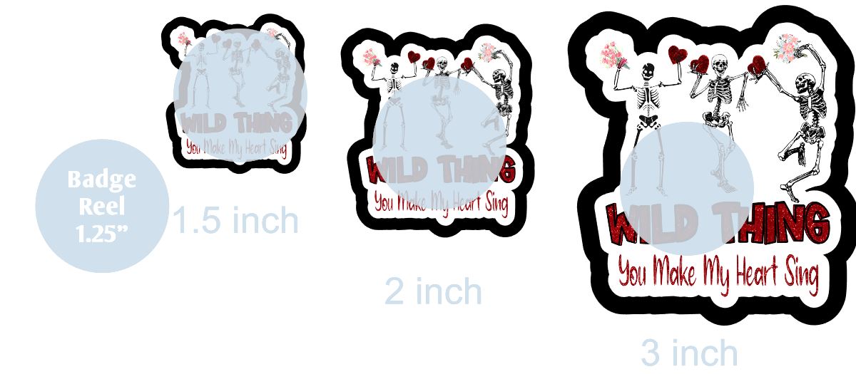 Wild Thing - DECAL AND ACRYLIC SHAPE #DA0573