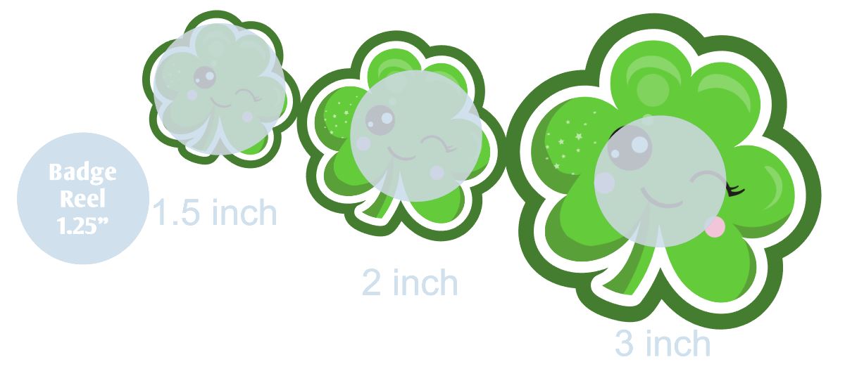 Winking Shamrock - DECAL AND ACRYLIC SHAPE #DA0631