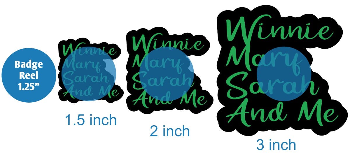Winnie Mary Sarah and Me - Acrylic Shape #1666