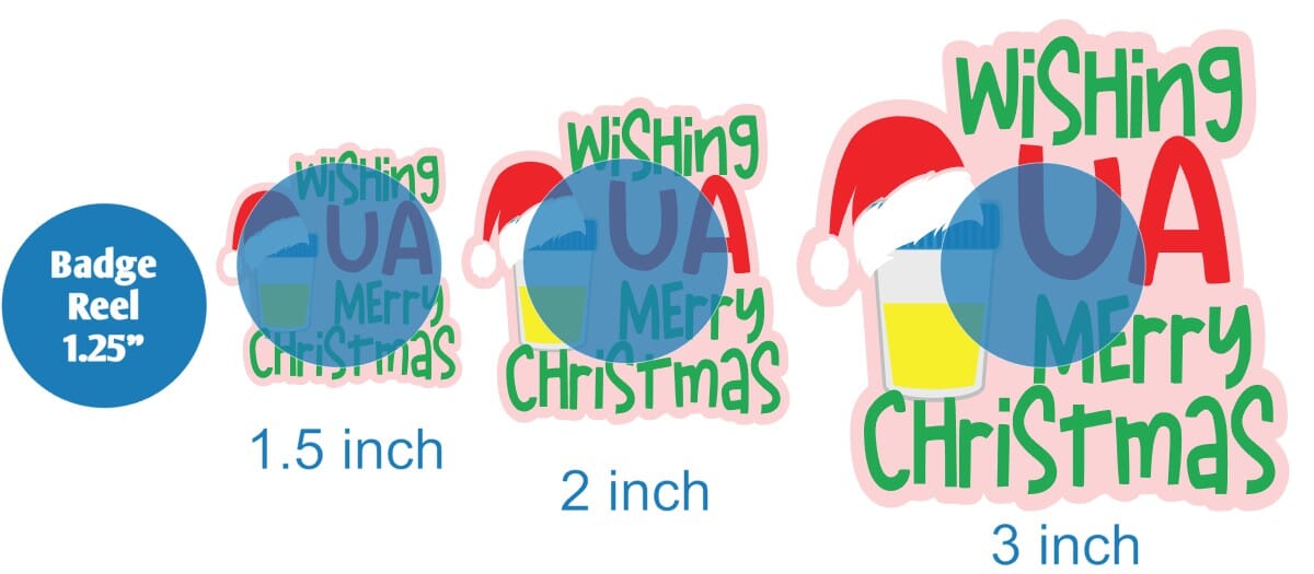 Wishing UA Merry Christmas - Acrylic Shape #1872