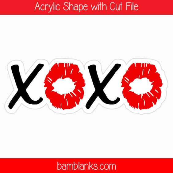 XOXO 2 - Acrylic Shape #1763