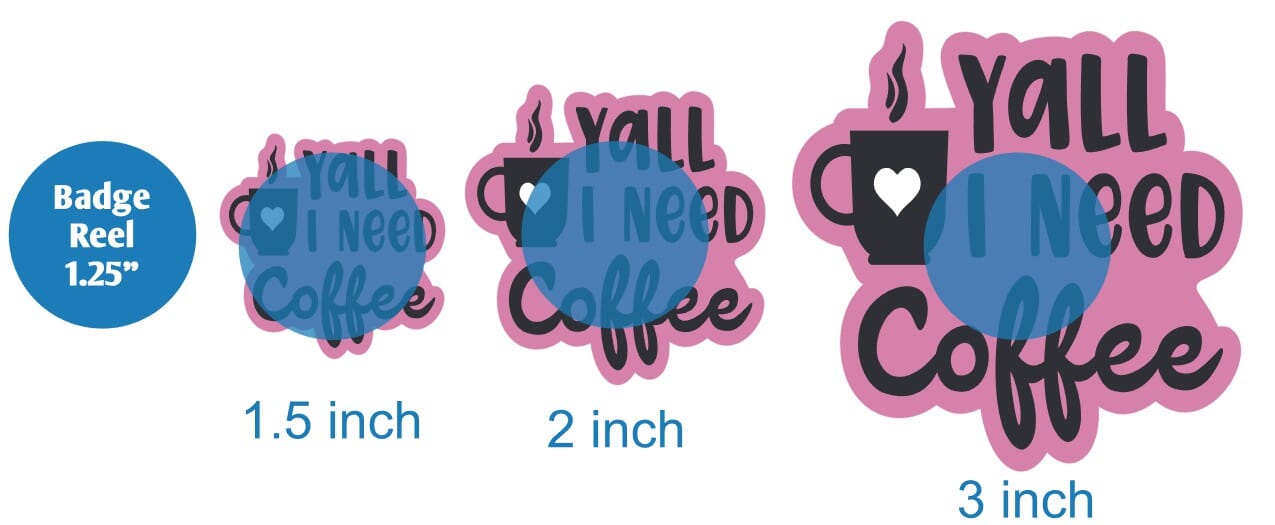 Yall I Need Coffee - Acrylic Shape #1039