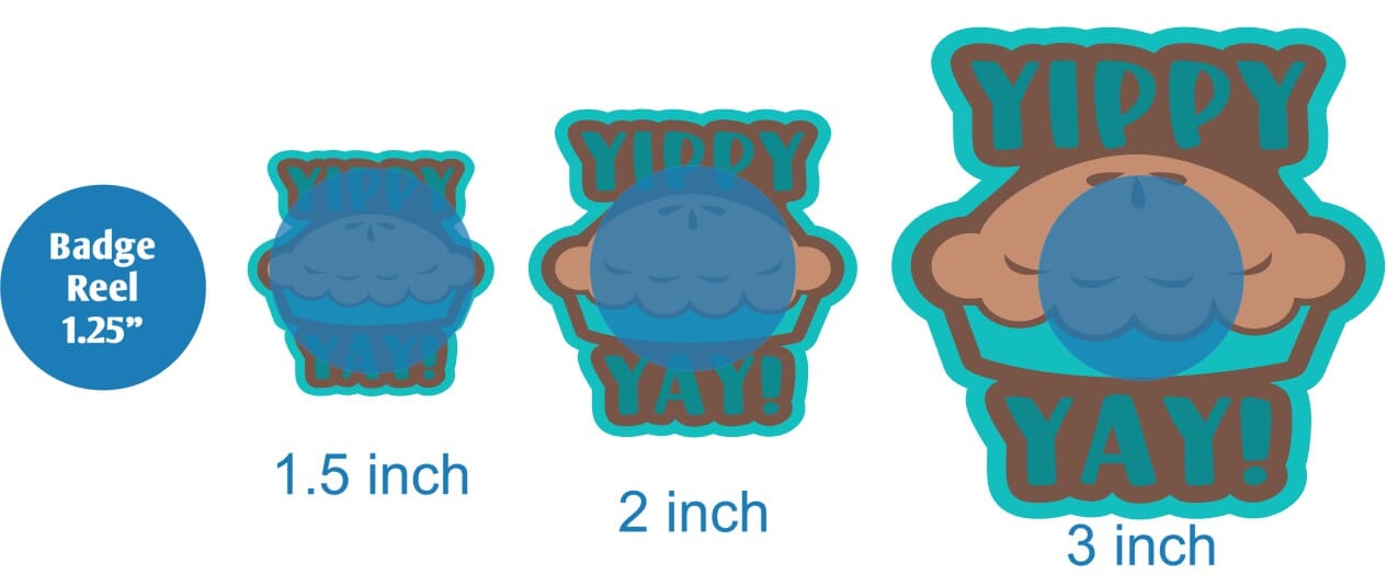 Yippy Pie Yay - DECAL AND ACRYLIC SHAPE #DA0246