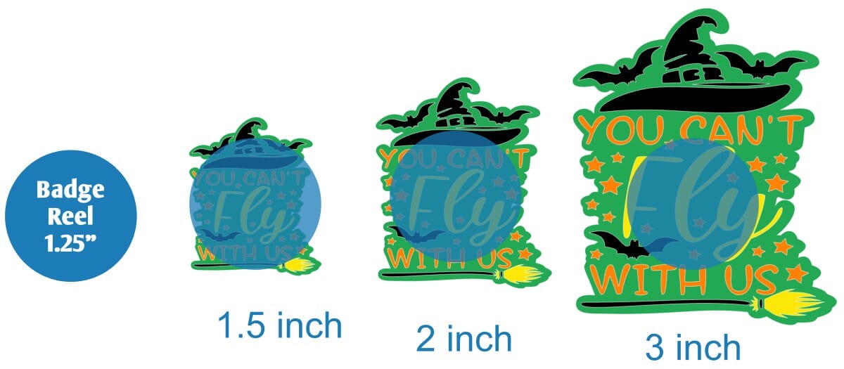 You Can't Fly with Us - Acrylic Shape #860