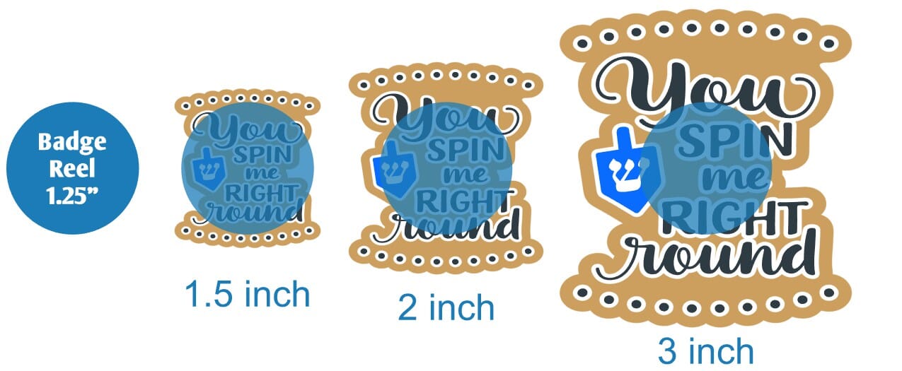 You Spin Me Right Round - Acrylic Shape #1095