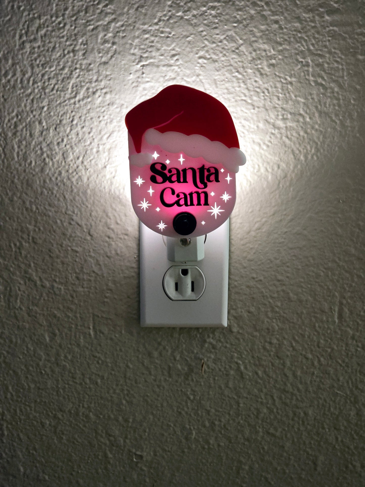 Santa Cam Night Light - Acrylic Shape #NL0006