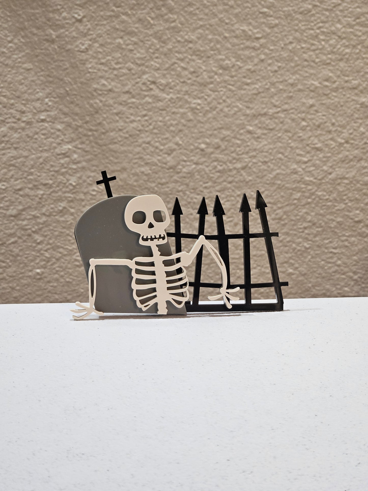 Skeleton Graveyard Night Light - Acrylic Shape #NL0001