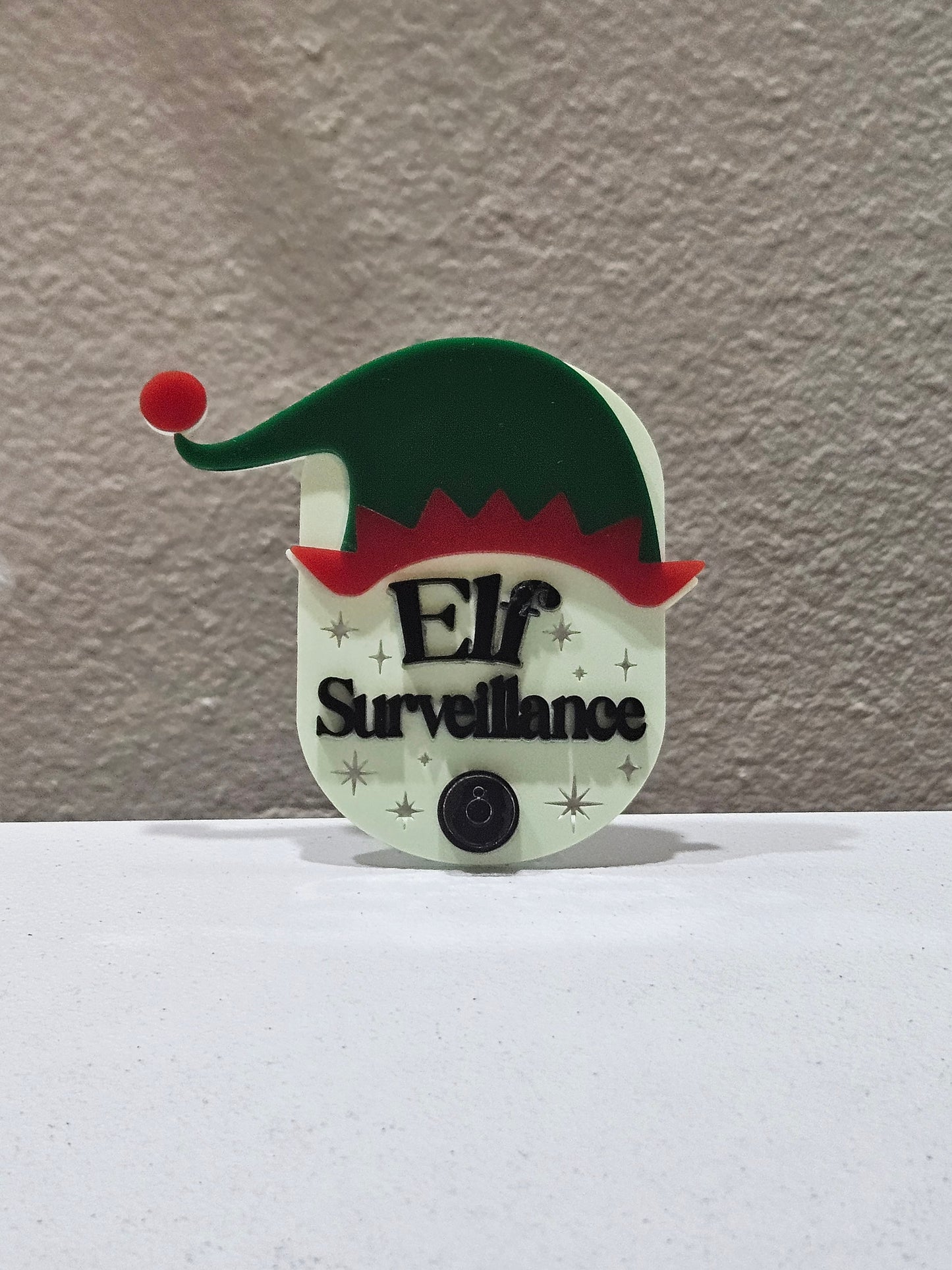 Elf Surveillance Night Light - Acrylic Shape #NL0005