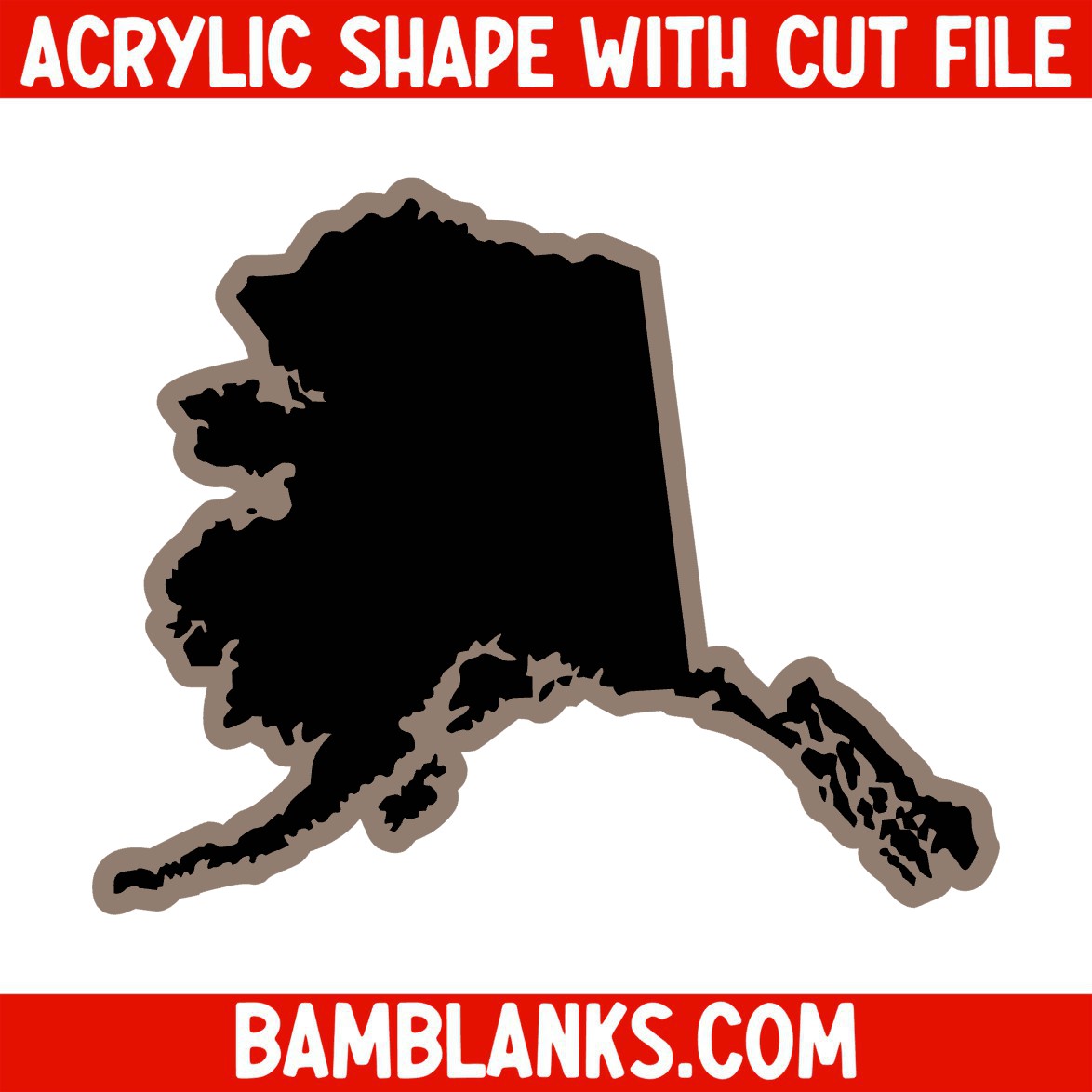 Alaska - Acrylic Shape #1765