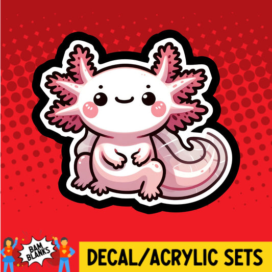 Axolotl 2 - DECAL AND ACRYLIC SHAPE #DA02380