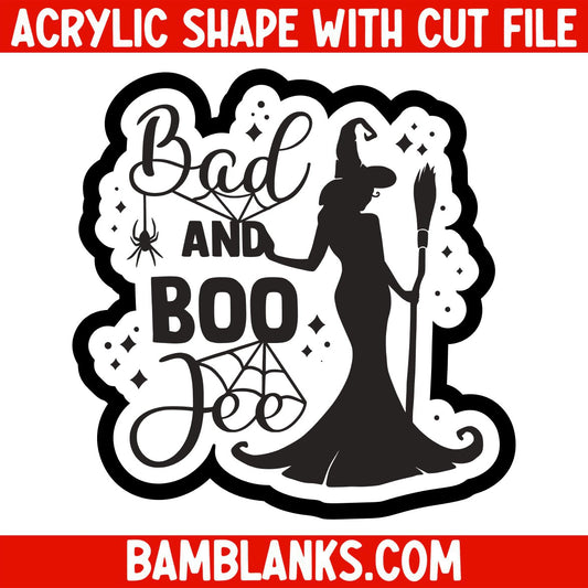 Bad and Boo Jee -  Acrylic Shape #2512