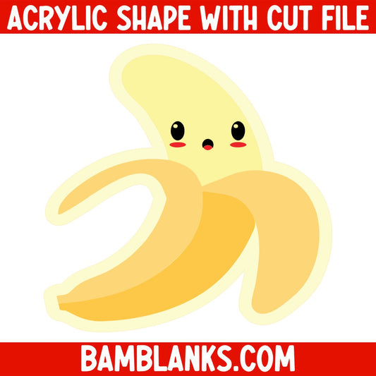 Banana - Acrylic Shape #755