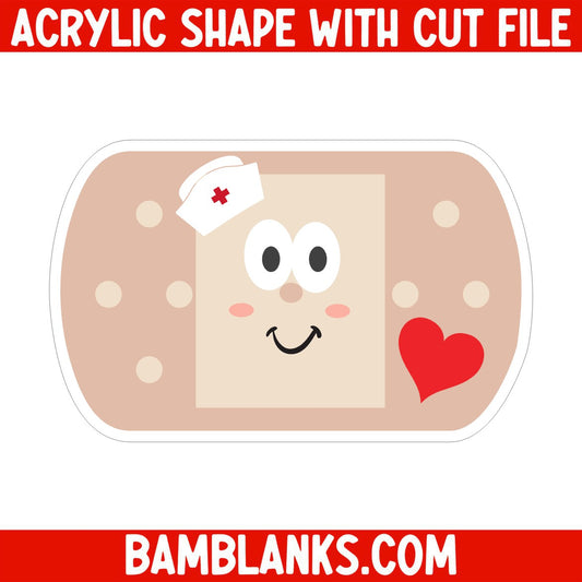 Band aid - Acrylic Shape #689