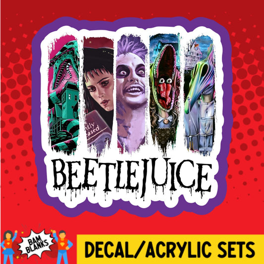 Beetlejuice Squad - DECAL AND ACRYLIC SHAPE #DA03204