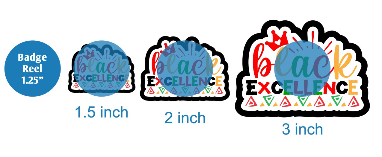 Black Excellence - DECAL AND ACRYLIC SHAPE #DA03562