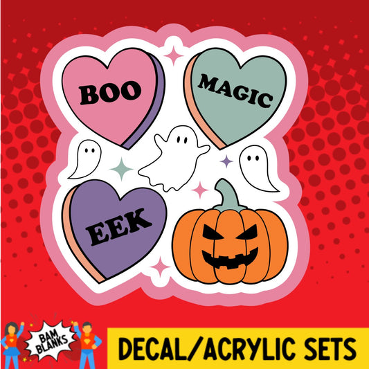 Boo Magic Eek - DECAL AND ACRYLIC SHAPE #DA02780