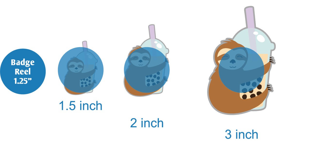 Bubble Tea Sloth - Acrylic Shape #399 – BAM Blanks and More