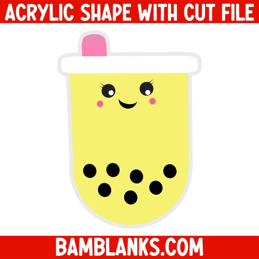 Bubble Tea - Acrylic Shape #497