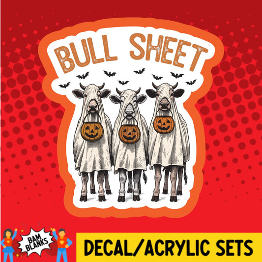 Bull Sheet Trick or Treaters - DECAL AND ACRYLIC SHAPE #DA03175