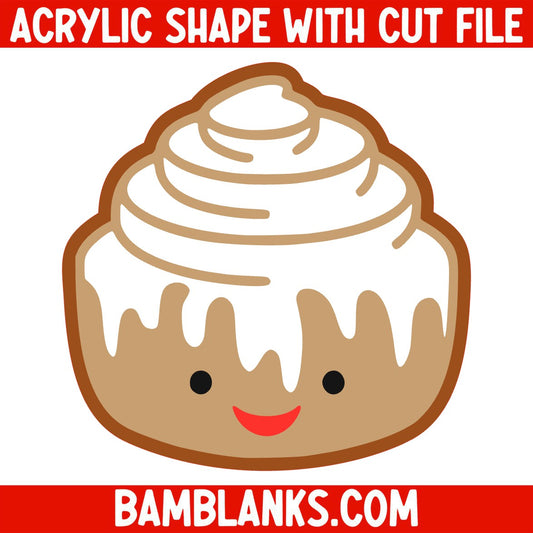 Bun - Acrylic Shape #203