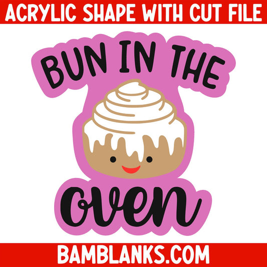 Bun in the Oven 2 - Acrylic Shape #187