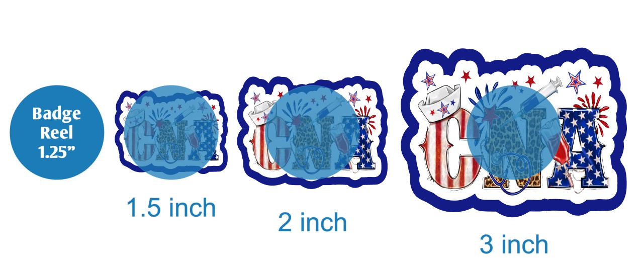 CNA 4th of July - DECAL AND ACRYLIC SHAPE #DA02261