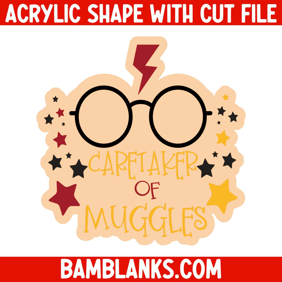 Caretaker of Muggles - Acrylic Shape #758