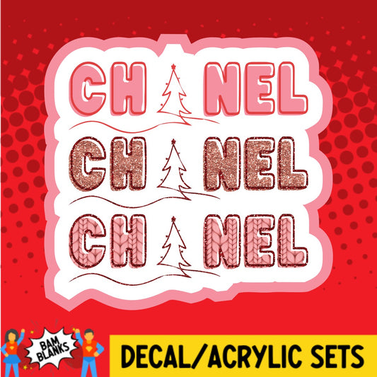 Chanel Trees - DECAL AND ACRYLIC SHAPE #DA02339