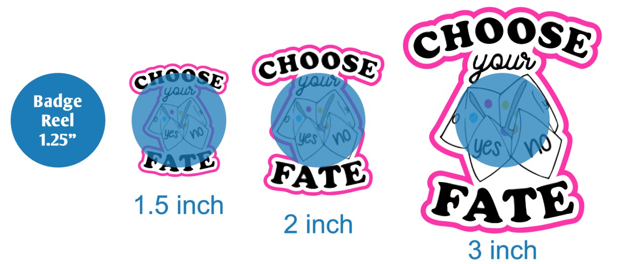 Choose Your Fate - DECAL AND ACRYLIC SHAPE #DA02505