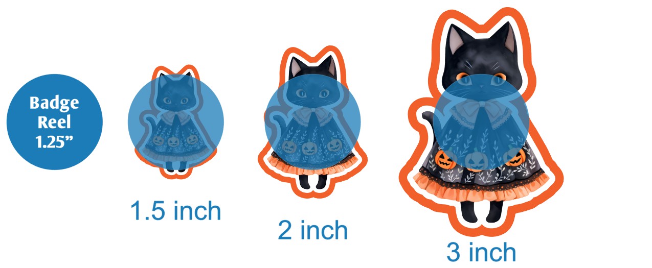 Cute Halloween Cat 1 - DECAL AND ACRYLIC SHAPE #DA02374