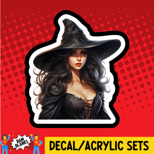 Dark Witch - DECAL AND ACRYLIC SHAPE #DA02377