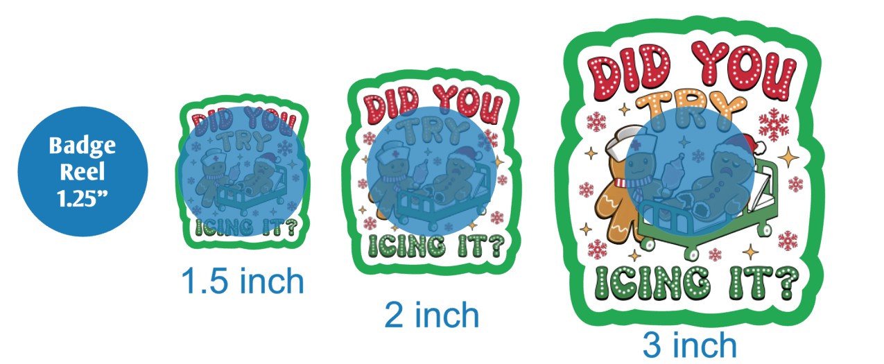 Did You Try Icing It - DECAL AND ACRYLIC SHAPE #DA03482