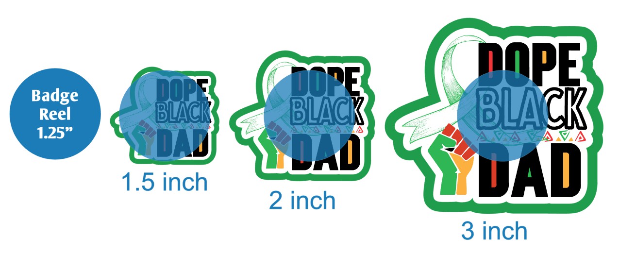 Dope Black Dad - DECAL AND ACRYLIC SHAPE #DA03567
