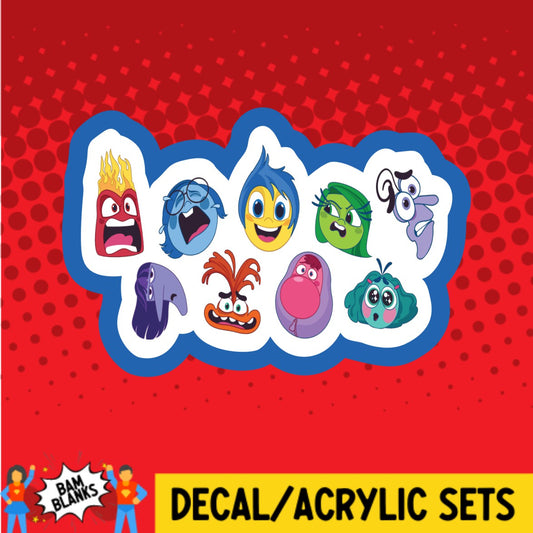 Emotional Characters - DECAL AND ACRYLIC SHAPE #DA02938