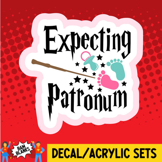 Expecting Patronum - DECAL AND ACRYLIC SHAPE #DA02449